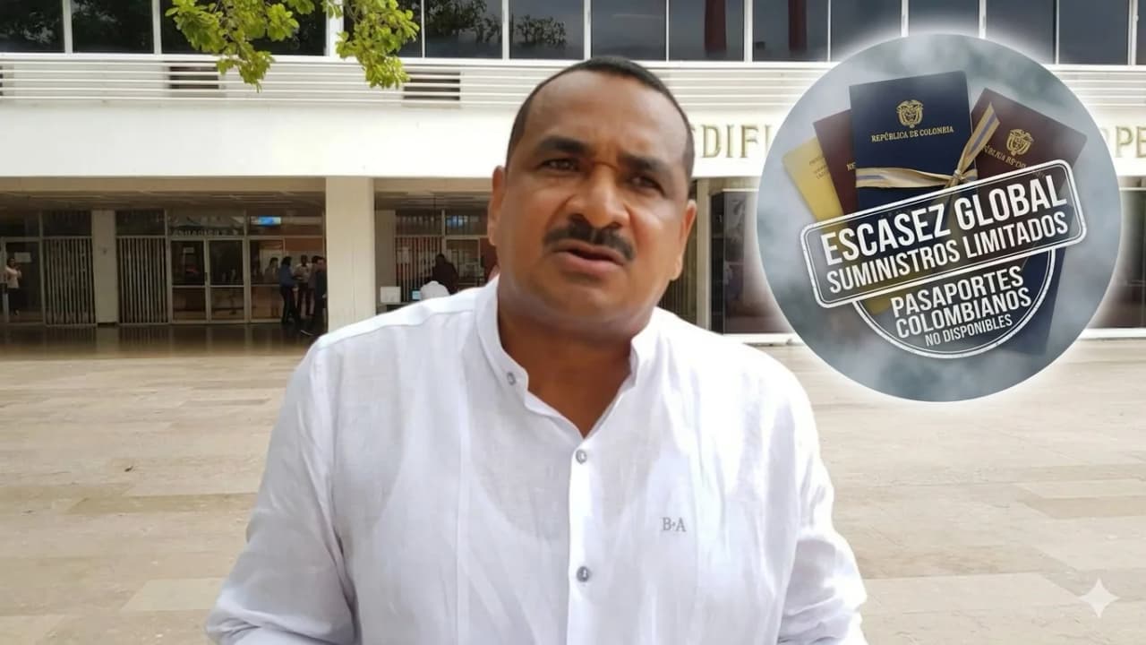 “No hay caos ni represamiento”: Cesar garantiza normalidad en expedición de pasaportes pese a situación nacional