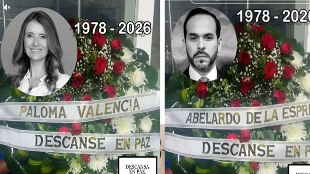 ¡Macabro! Denuncian amenazas con coronas fúnebres contra Paloma Valencia y Abelardo de la Espriella