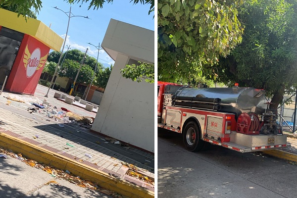 Desadaptados están desmantelando el parque del barrio Casimiro Maestre