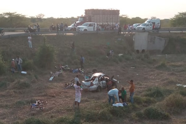 Trágico accidente en vía Bosconia – Cuatro vientos deja dos muertos