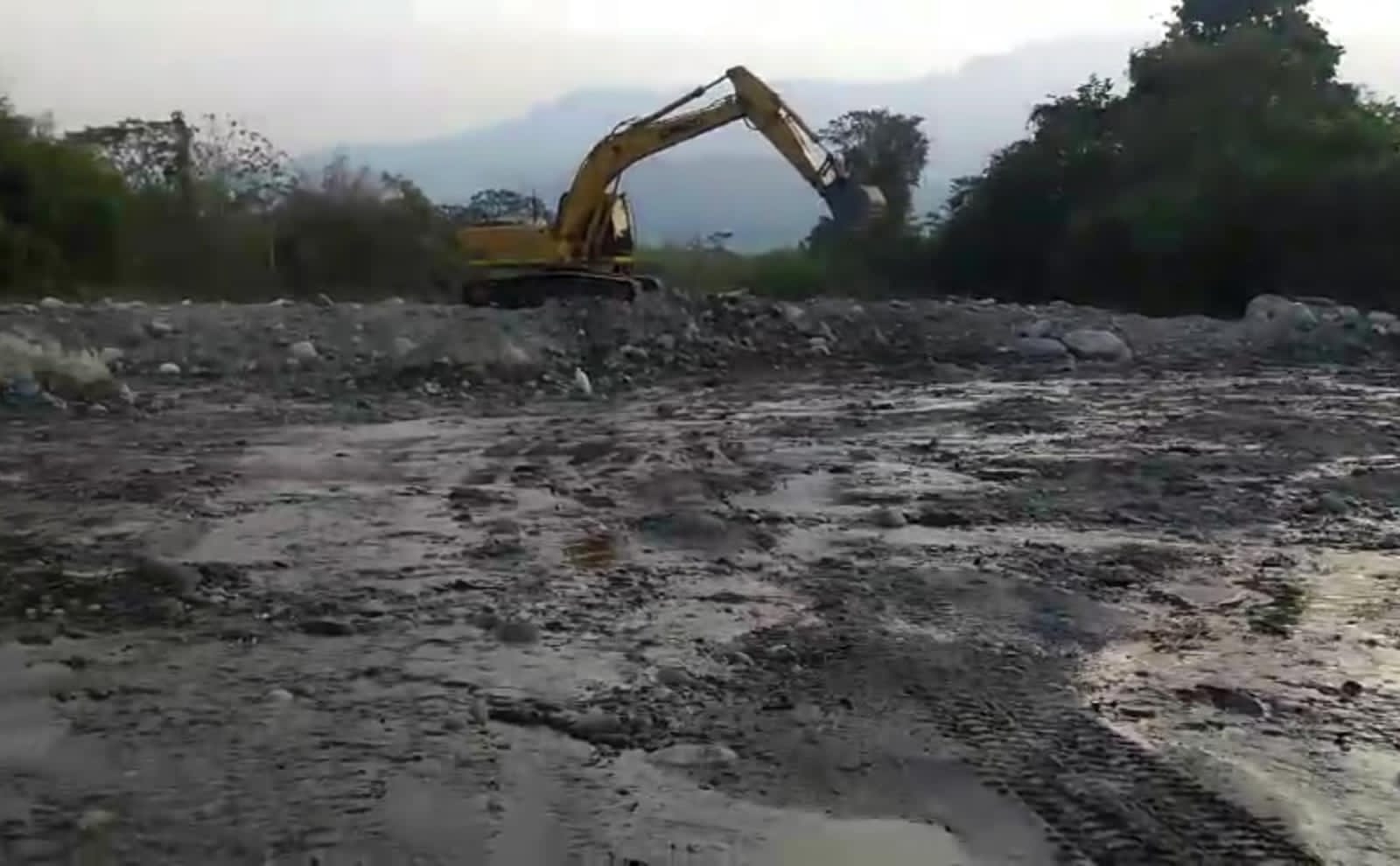 Rio de San Alberto se ha convertido en un simple charco