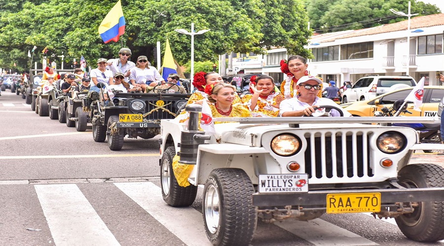 ¡Este sabado sera el emblemático desfile de Jeep Willys Parranderos regresa a Valledupar!