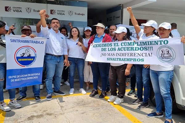 “En casa de Herrero, cuchillo de palo” Trabajadores del Ministerio de Trabajo en el Cesar se suman a protestas