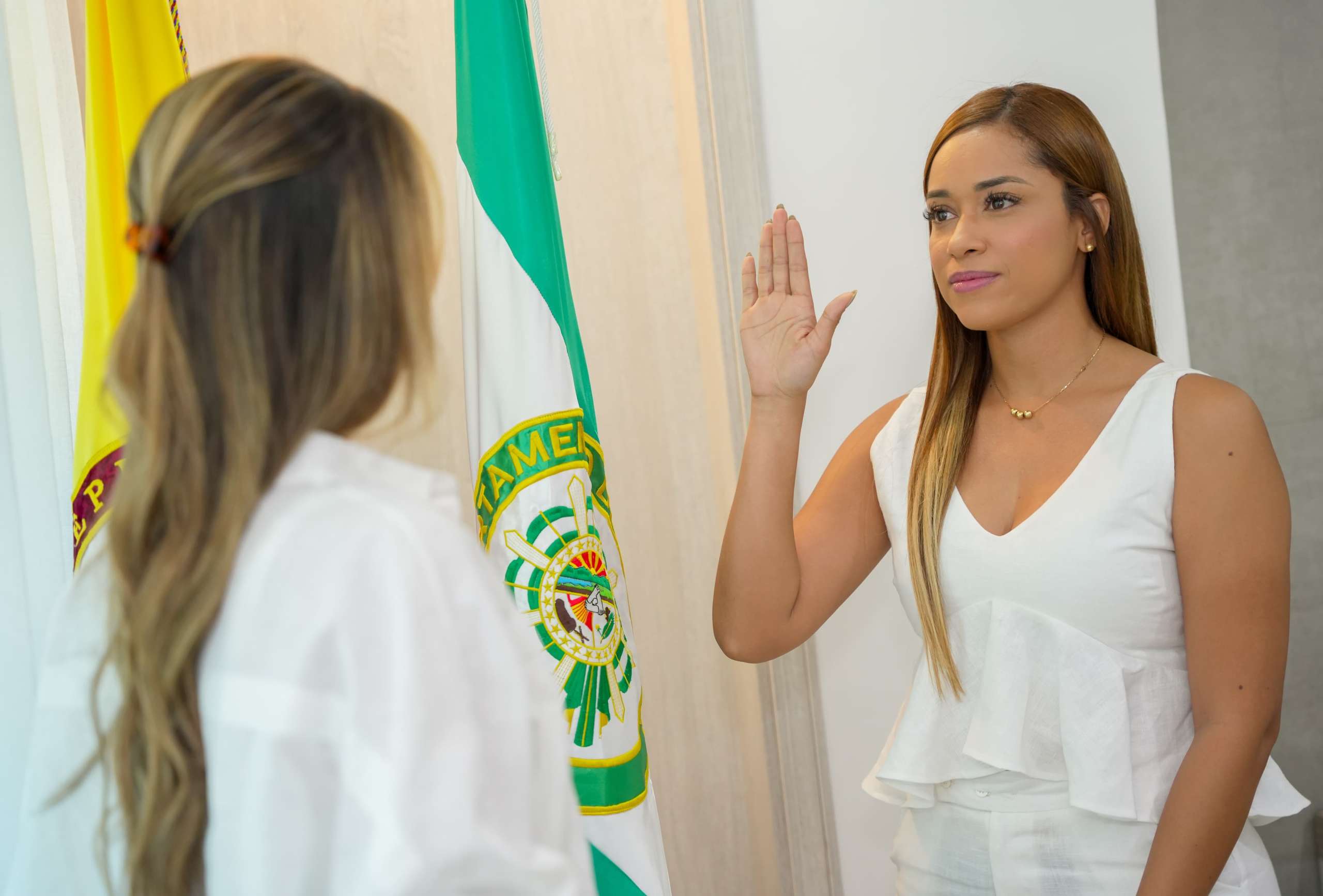 Gobernadora Elvia Milena Sanjuán posesionó a la nueva secretaria General y a la jefa de la Oficina de Discapacidad