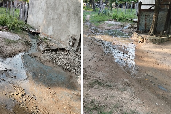 Comunidad de Aguas Blancas denuncia problemas de aguas residuales en las calles