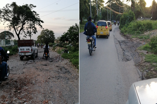 <strong>Residentes de la Urbanización Don Alberto denuncian el estado crítico de la vía principal</strong>