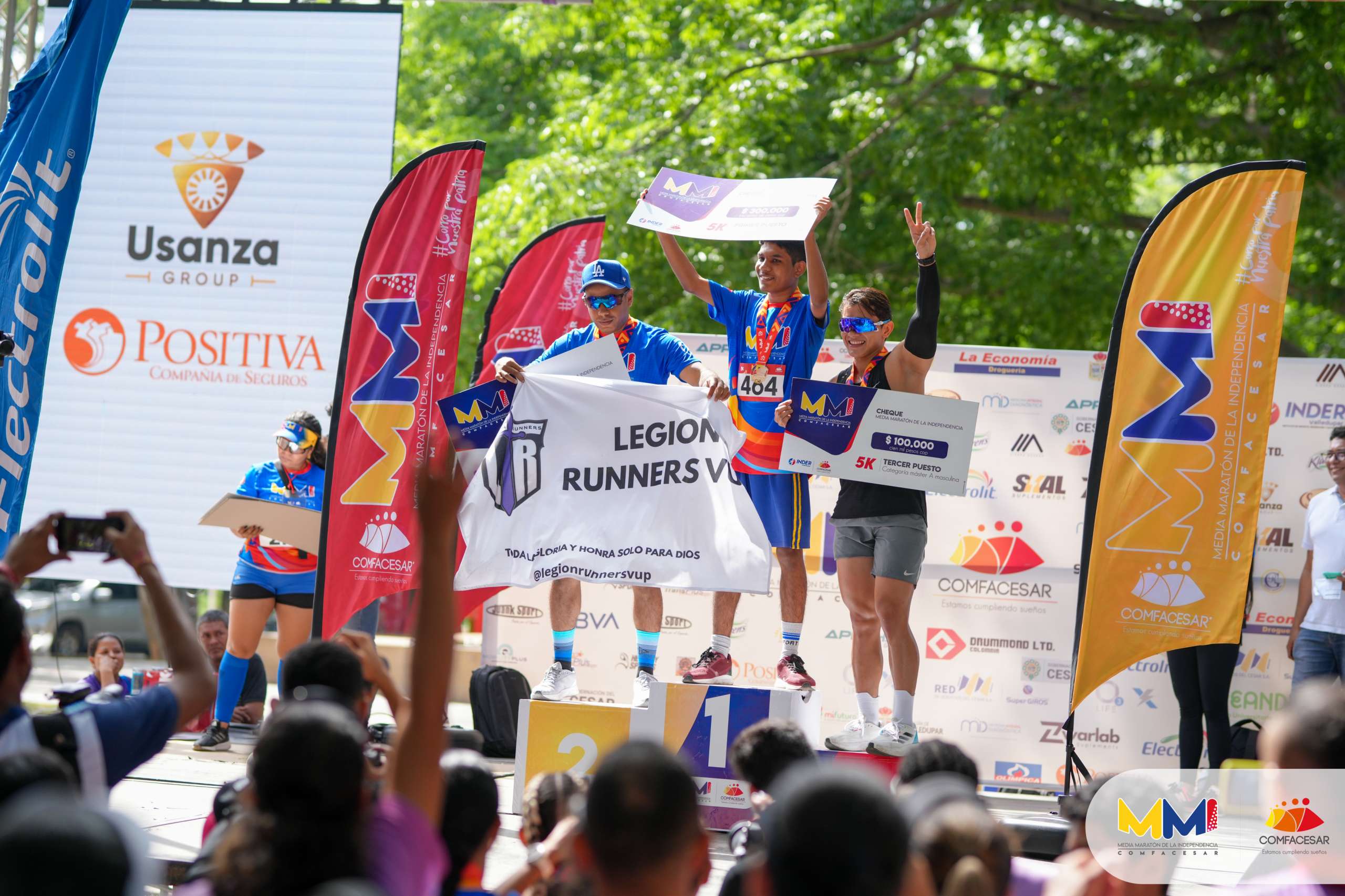 Con Media Maratón, Comfacesar conmemoró día de la independencia