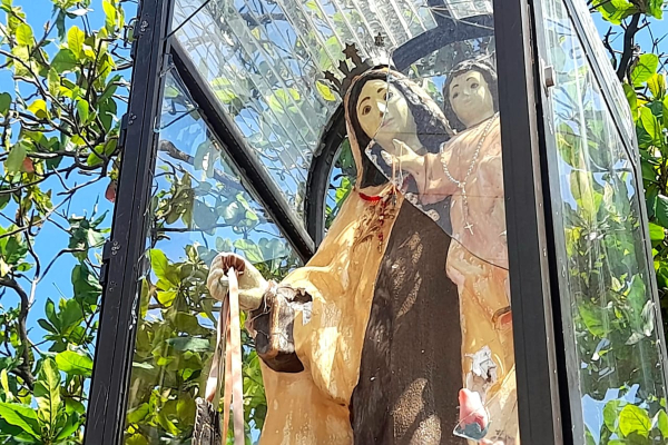 Desadaptados atacan imagen de la Virgen del Carmen
