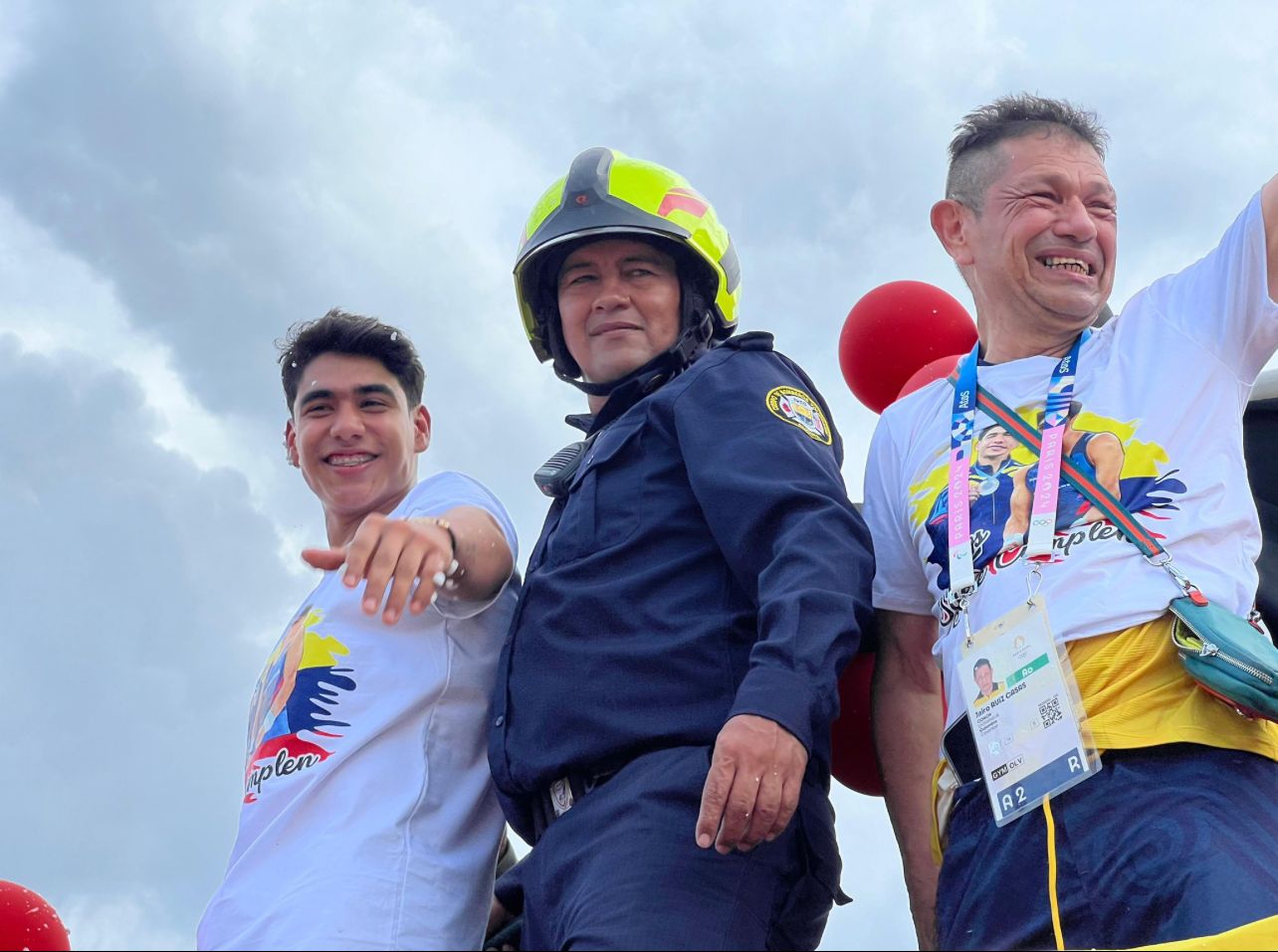 Angel Barajas llegó a Colombia: así fue el recibimiento del medallista olímpico