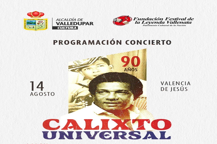 Homenaje a Calixto Ochoa en su 90° natalicio, la Oficina de Cultura de Valledupar organiza el concierto ‘Calixto Universal’