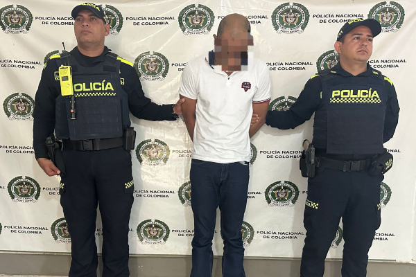 Capturan a hombre por vandalismo en cajero automático en Bosconia