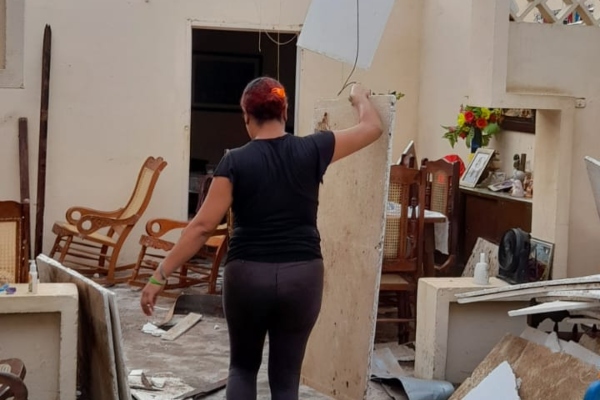 Gobierno departamental responde a emergencias en municipios afectados por vendaval