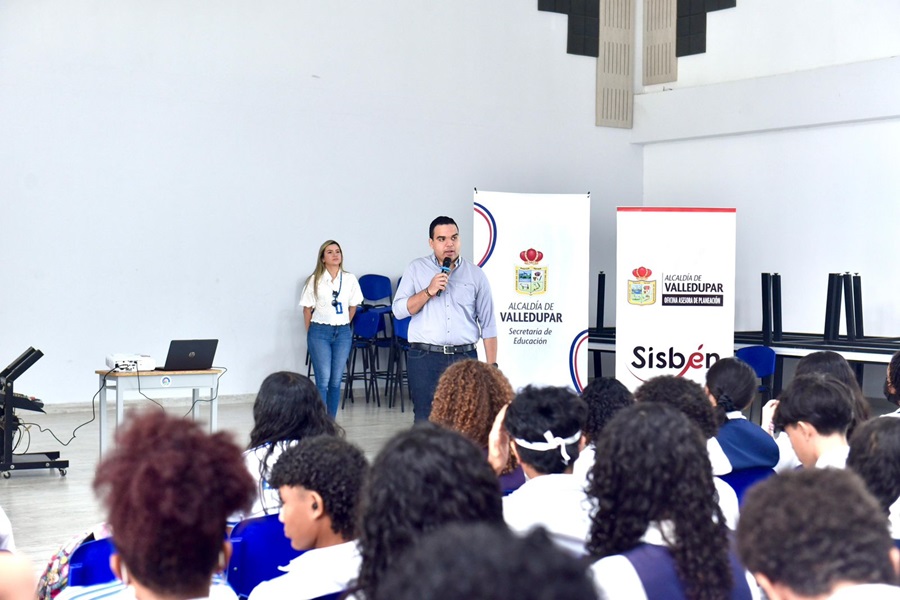 ‘Sisbén al Tablero’ llega a colegios de Valledupar para facilitar acceso a la educación superior