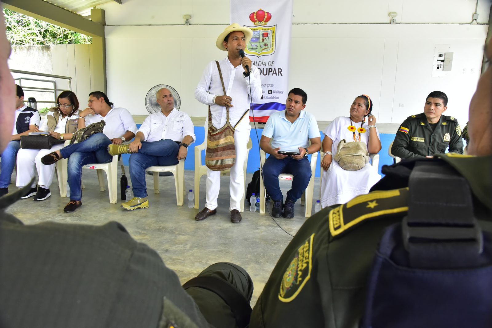 El Alcalde Ernesto Orozco anuncia medidas para mejorar la seguridad en corregimientos del  norte de Valledupar