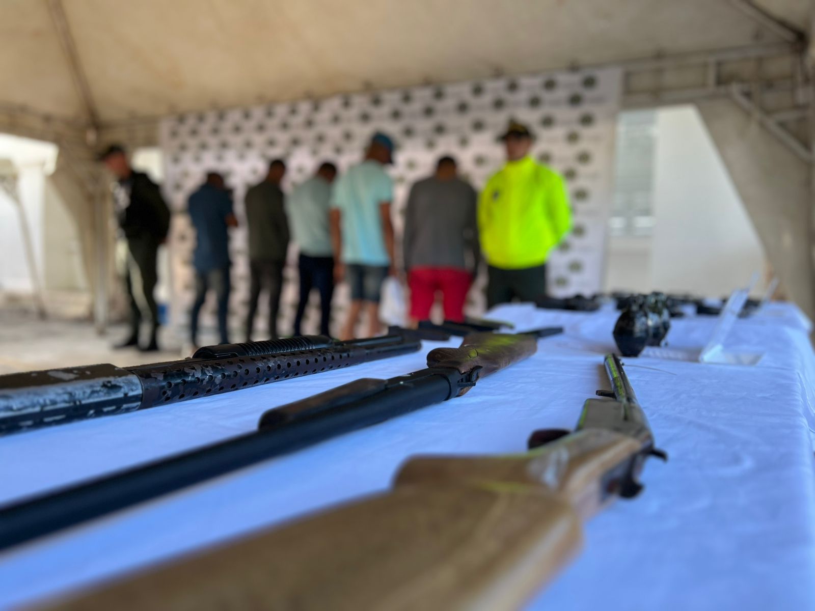 Capturan a 55 personas la última semana en el departamento Cesar: Incautaron armas y granadas