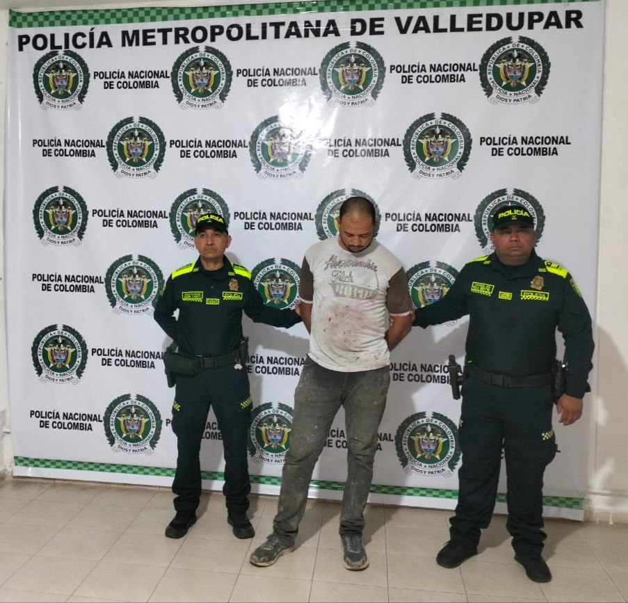 Capturan a hombre acusado de acceso carnal violento y violencia intrafamiliar en Valledupar
