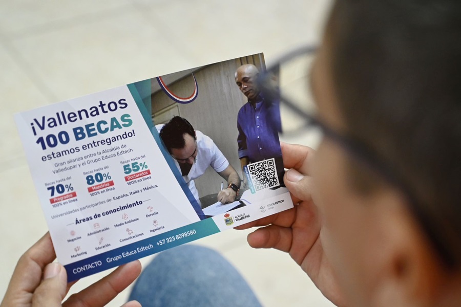Alcaldía de Valledupar y Grupo EDUCA EDTECH otorgan becas internacionales para educación en línea