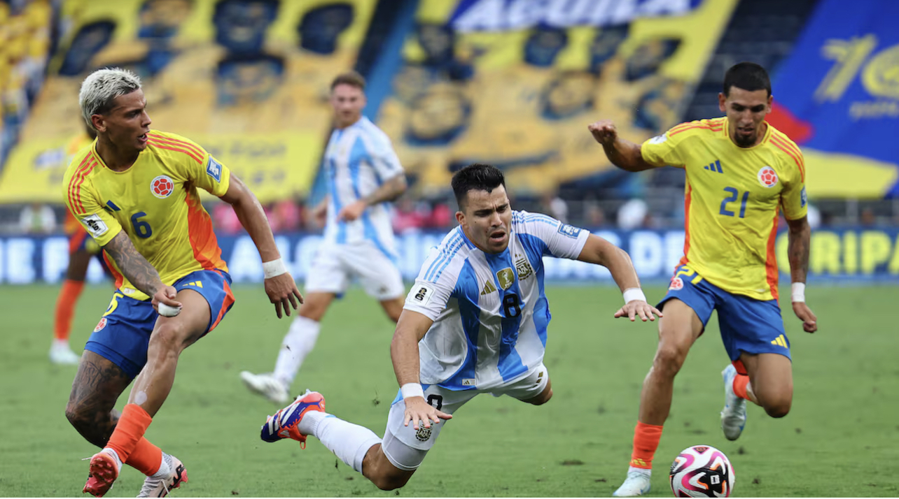 Colombia supera a Argentina 2-1 en un duelo clave de eliminatorias al Mundial 2026