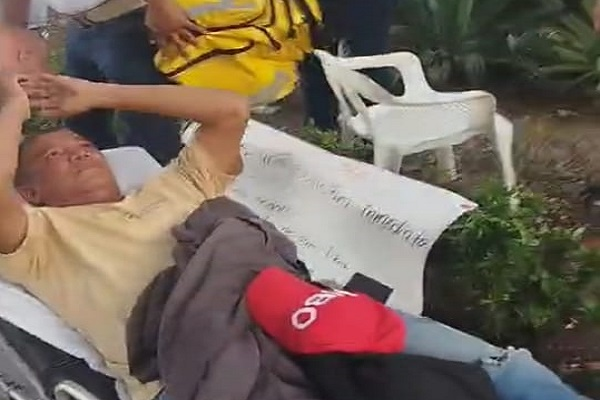 Aunque sufrió quebrantos de salud, Cesar Carrillo empleado del IDREEC cree que su huelga de hambre valió la pena