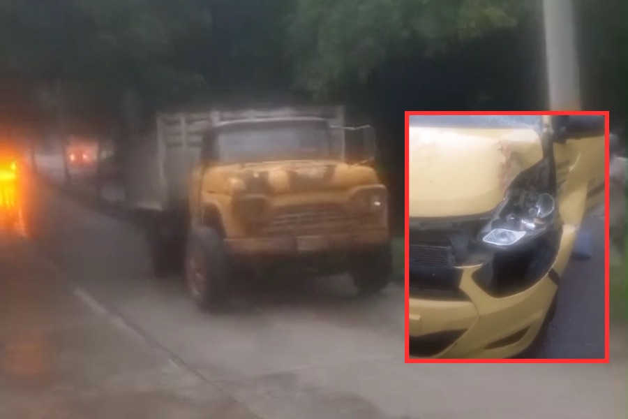 Taxista casi pierde la vida tras ser impactado por camión sin frenos en Valledupar