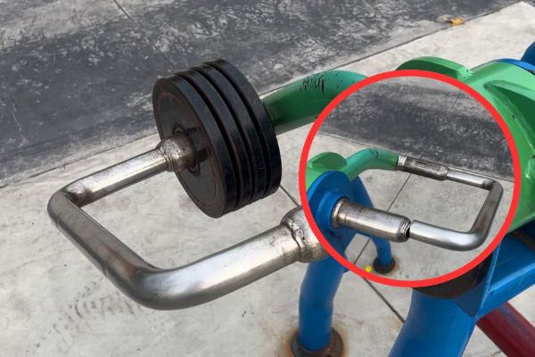 ¡Increíble!: Vandalizan máquinas de ejercicio en las afueras de colegio en el barrio 450 años de Valledupar