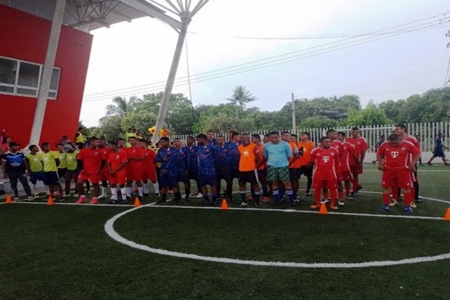 Inicia Primer Torneo Super Finca de Fútbol 5 en La Loma, Cesar