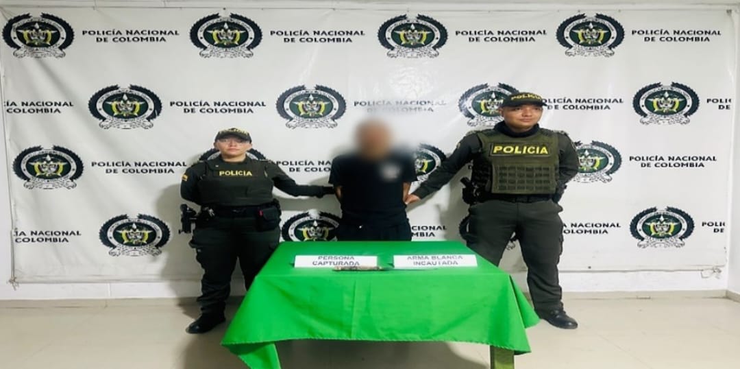 Capturado sujeto que hirió con cuchillo a su “amigo” en Becerril, Cesar