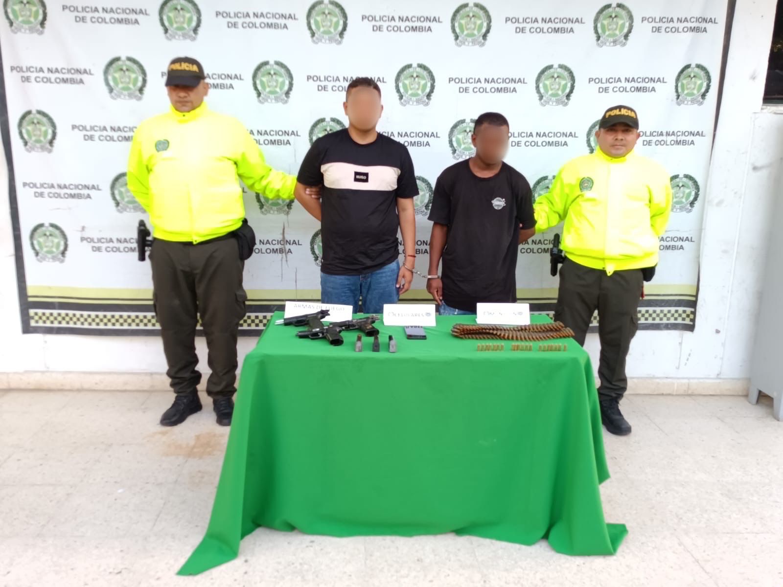 Capturaron a alias “Jhon Alex” y alias “Felipe” en Aguachica, Cesar