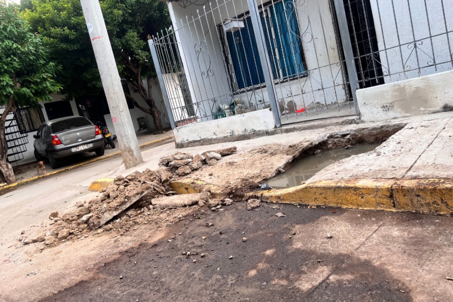 Daño en alcantarillado del barrio 5 de enero completa de 5 meses sin soluciones: 4 menores de edad contrajeron enfermedades 