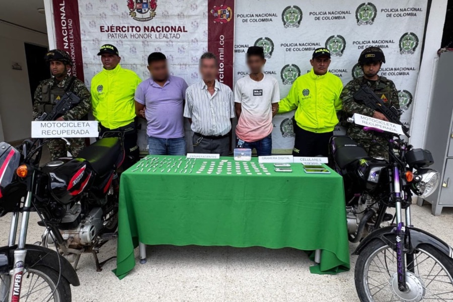 Cayeron “Los Chachos” por tráfico de estupefacientes en Pelaya, Cesar