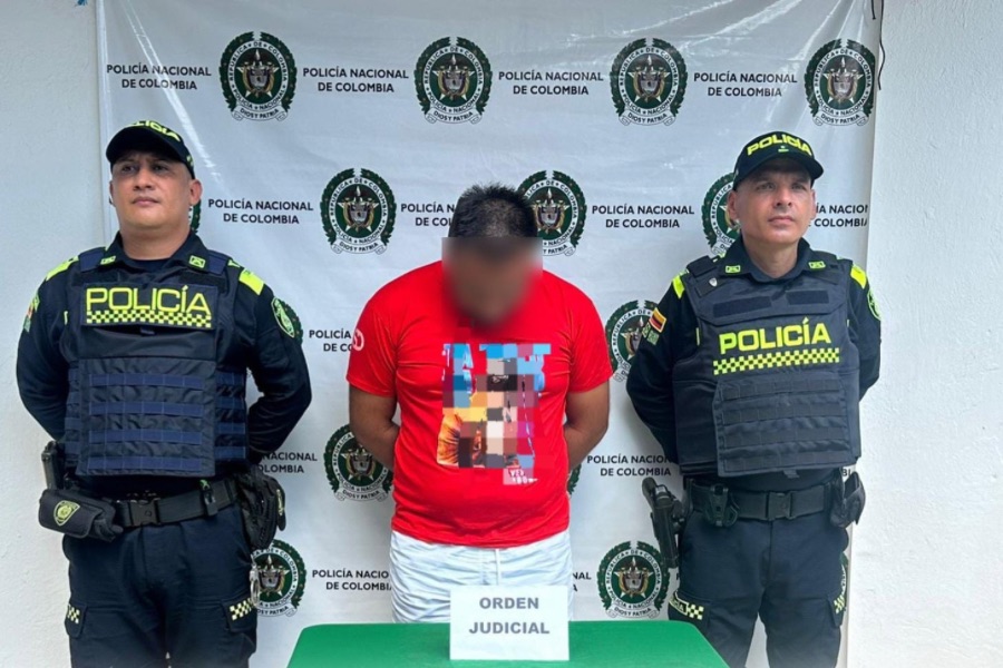 Capturado sujeto por orden judicial acusado de acceso carnal abusivo en El Paso, Cesar