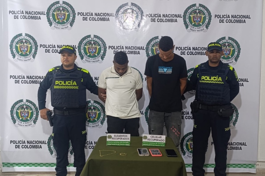 Los descubrieron atracando en una peluquería y fueron capturados en Valledupar 