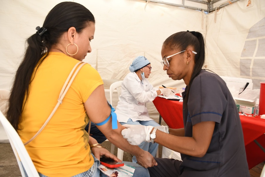 Comfacesar supera las 600 atenciones en jornadas de salud y bienestar