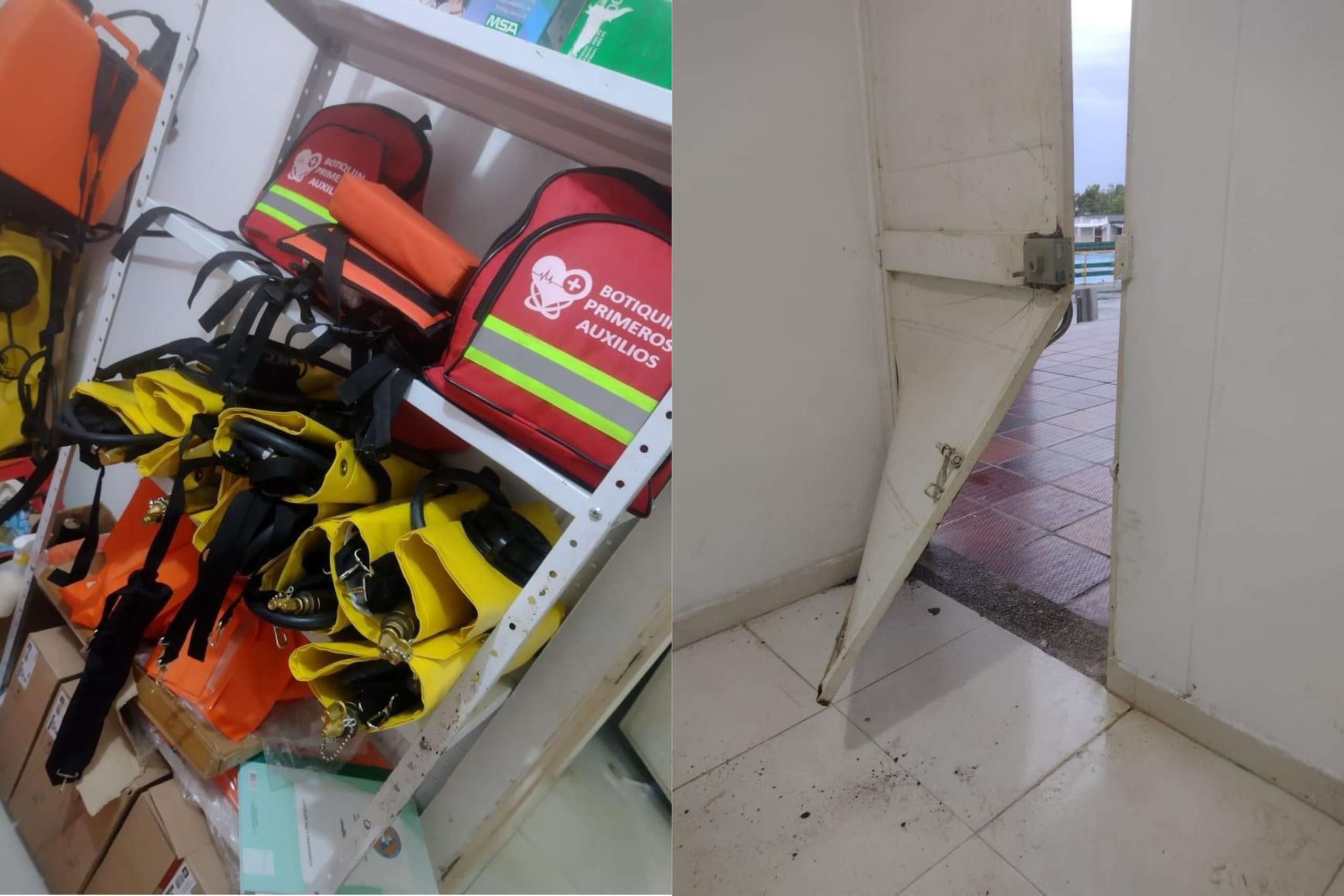 Roban equipo de emergencia en la oficina de la Defensa Civil en La Jagua de Ibirico