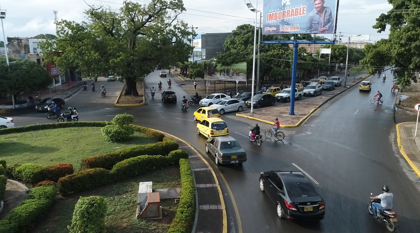 Por intervención a glorietas en Valledupar, elaboran plan de manejo del tráfico