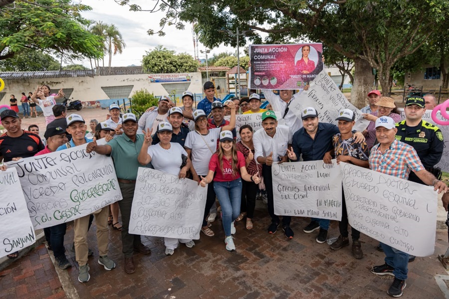 Gobernadora Elvia Milena Sanjuan impulsa nuevas iniciativas en Aguachica