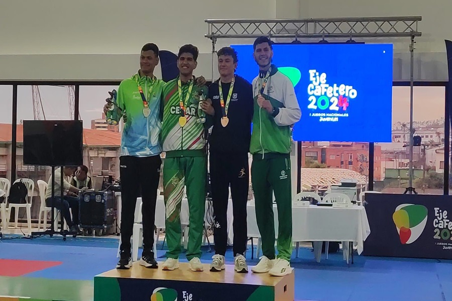 Cesar celebra un inicio dorado en los Juegos Nacionales de la Juventud