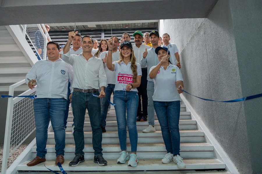 La Gloria recibe importantes obras de infraestructura y seguridad de la Gobernación del Cesar