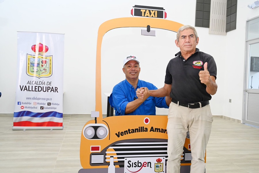 Más de 230 taxistas en Valledupar acceden a servicios del Sisbén gracias a nueva estrategia municipal