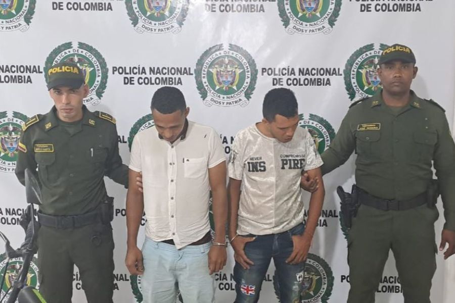 Capturados dos hombres involucrados en homicidio en Los Guasimales, Valledupar
