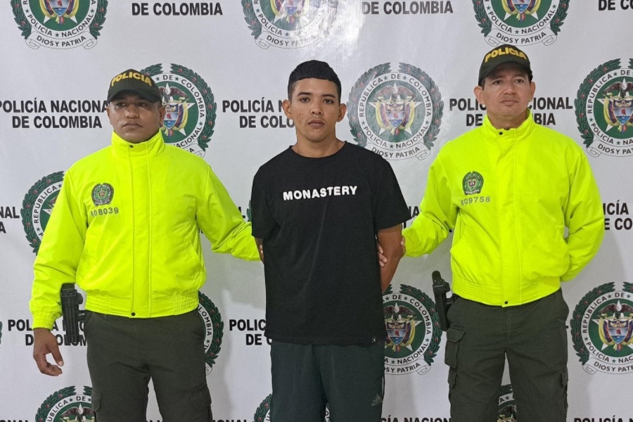 Capturan a alias “Tito”, peligroso delincuente con 15 antecedentes por homicidio y violencia, en Valledupar