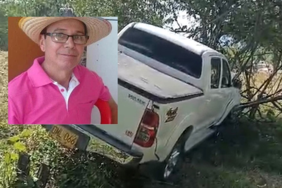 Hombre muere en accidente de tránsito tras sufrir un paro cardíaco mientras conducía en la vía Río Seco-Valledupar