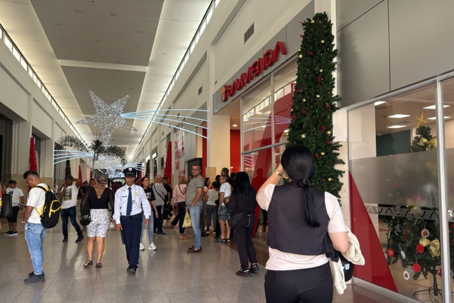 Intento de robo en Davivienda del centro comercial Mayales Plaza de Valledupar