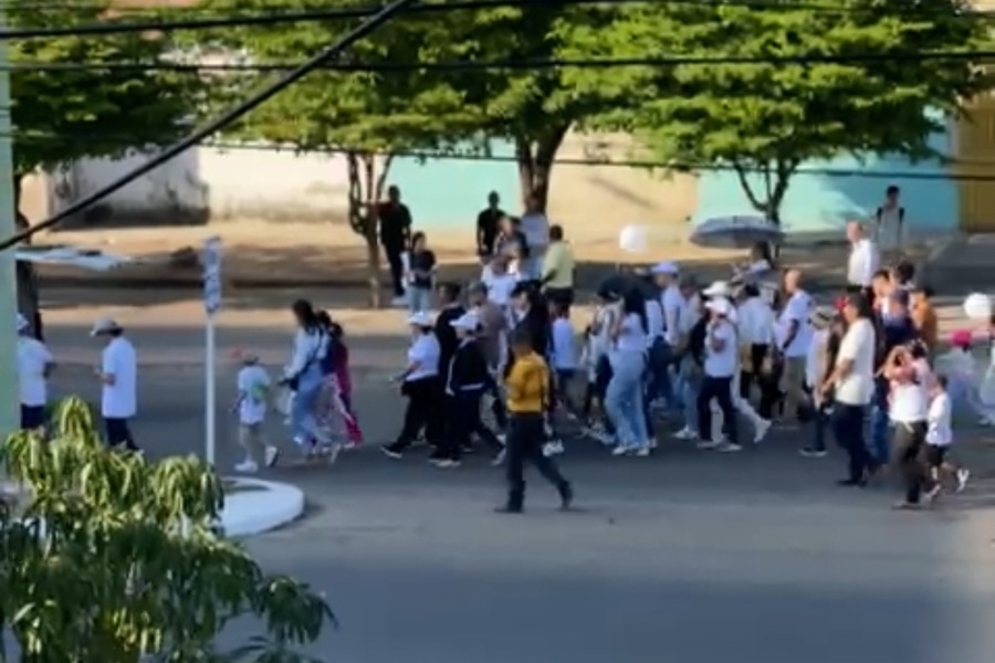 Comunidad de Aguachica marcha exigiendo justicia por el asesinato de familia Lora Rincón