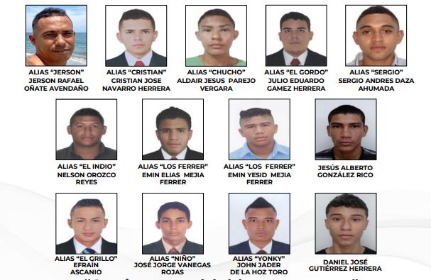 Revelan cartel de los más buscados en Valledupar: ofrecen recompensas de hasta 5 millones de pesos