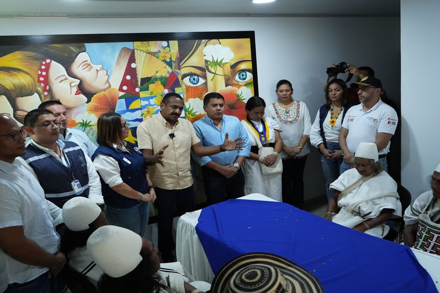 Alcaldía de Valledupar participa en hoja de ruta para elección del Cabildo Gobernador del Pueblo Arhuaco