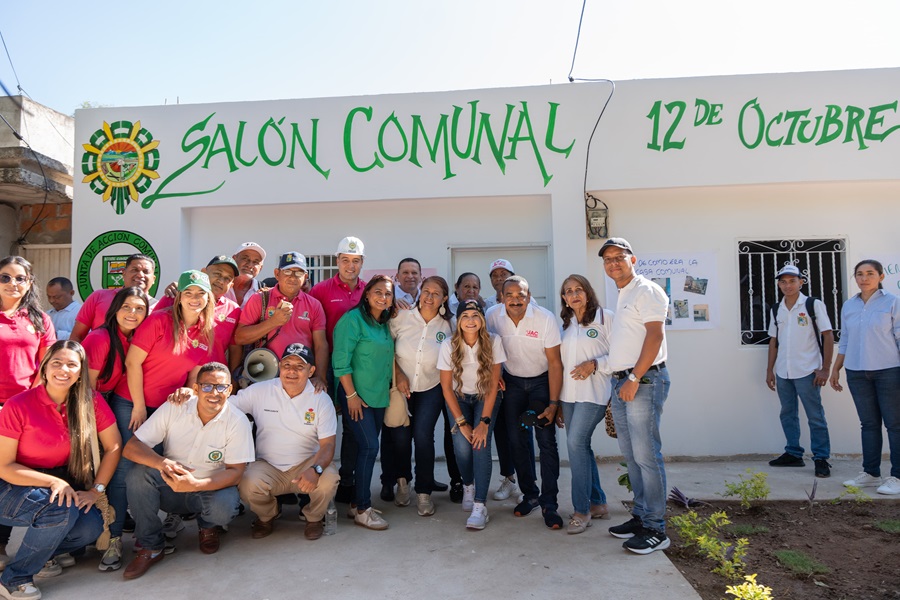 Gobernadora Elvia Milena Sanjuan entrega cinco nuevas obras en Valledupar