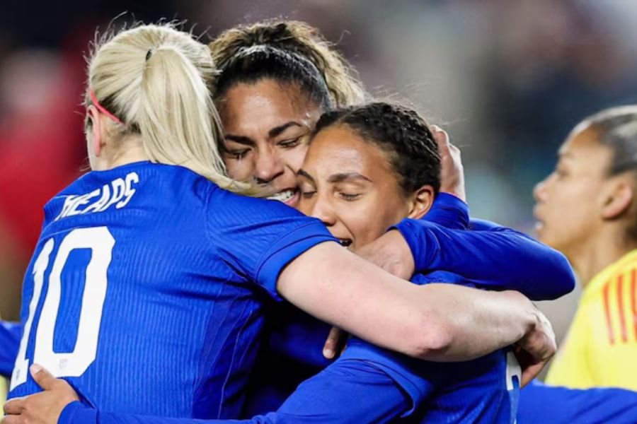 Colombia cae 1-0 ante Estados Unidos en su debut en la SheBelieves Cup