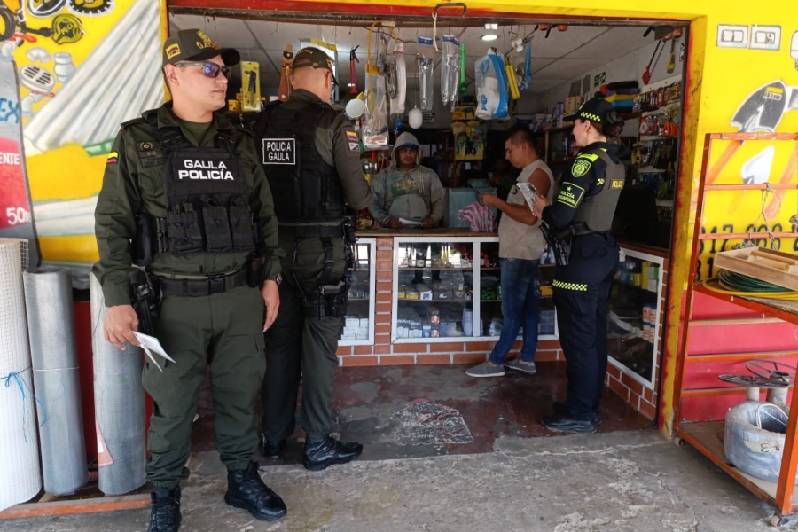 Policía de Aguachica fortalece la seguridad con jornada de prevención y sensibilización