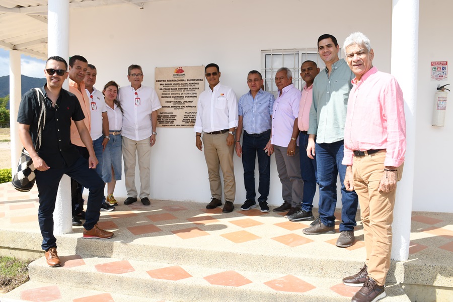 Comfacesar inaugura el Centro Recreacional Buenavista en Pueblo Bello
